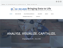 Tablet Screenshot of bowriversolutions.com